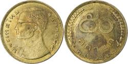 World Coins - Coin, Thailand, Rama IX, 50 Satang = 1/2 Baht, 1980, , Brass, KM:168
