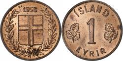 World Coins - Iceland, Eyrir, 1966, Bronze, , KM:8