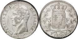 World Coins - Coin, France, Charles X, 5 Francs, 1830, Lille, , Silver, KM:728.13