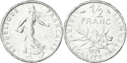 World Coins - Coin, France, 1/2 Franc, 1971