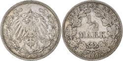 World Coins - Coin, GERMANY - EMPIRE, 1/2 Mark, 1906, Berlin, , Silver, KM:17
