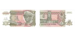 World Coins - Banknote, Zaire, 1 Nouveau Zaïre, 1993, 1993-06-24, KM:52a, UNC(65-70)