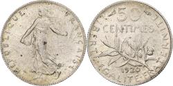 World Coins - France, Semeuse, 50 Centimes, 1920, Paris, , Silver, KM:854