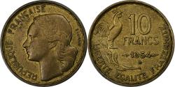 World Coins - Coin, France, Guiraud, 10 Francs, 1954, Beaumont - Le Roger,