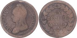World Coins - Coin, France, Dupré, Decime, AN 5, Paris, , Copper, Gadoury:187