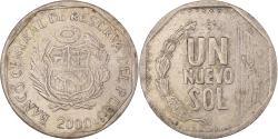 World Coins - Coin, Peru, Nuevo Sol, 2000, Lima, , Copper-Nickel-Zinc, KM:308.3