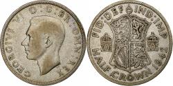 World Coins - Great Britain, George VI, 1/2 Crown, 1942, Silver, , KM:856