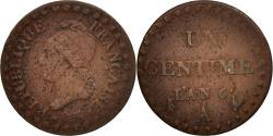 World Coins - Coin, France, Dupré, Centime, 1797, Paris, , Bronze, KM:646