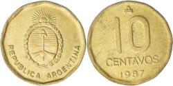World Coins - Argentina, 10 Centavos, 1987
