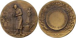 World Coins - France, Medal, Société artésienne d'horticulture, Bronze,