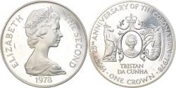 World Coins - Coin, Tristan Da Cunha, Elizabeth II, Crown, 1978, Pobjoy Mint,