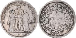 World Coins - Coin, France, Hercule, 5 Francs, 1848, Lyon, , Silver, KM:756.3, Le