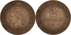 World Coins - Coin, France, Cérès, 2 Centimes, 1879, Paris, , Bronze, KM:827.1