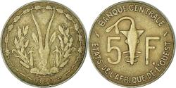 World Coins - Coin, West African States, 5 Francs, 1990