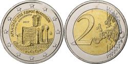 World Coins - Greece, 2 Euro, 2017, Athens, Bi-Metallic,