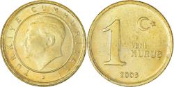 World Coins - Coin, Turkey, New Kurus, 2005, Istanbul, , Aluminum-Bronze, KM:1164