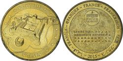 World Coins - France, Token, Touristic token, 66/ Fort de Salses, Arts & Culture, 2015