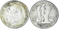 World Coins - Coin, France, Louis XVI, 15 sols français, 1791 / AN 3, Metz,