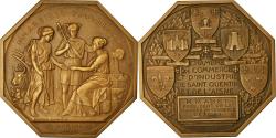 World Coins - France, Medal, Chambre de Commerce de Saint-Quentin et de l'Aisne, 1950, Bazor