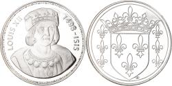 World Coins - France, Medal, Les Rois de France, Louis XII, History, , Silver