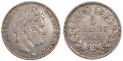 World Coins - Coin, France, Louis-Philippe, 5 Francs, 1843, Strasbourg, , Silver