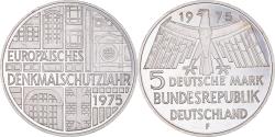 World Coins - Coin, GERMANY - FEDERAL REPUBLIC, 5 Mark, 1975, Stuttgart, Germany, Proof