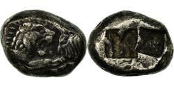 Madeni Para, Lydia, Kroisos, 1/3 Stater, 564 / 53-550 / 39, Sardes, Gümüş