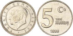 World Coins - Coin, Turkey, 5 Kurus, 2006