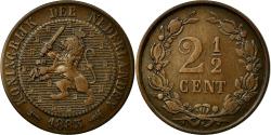 World Coins - Coin, Netherlands, William III, 2-1/2 Cent, 1883, , Bronze, KM:108.1