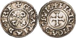 World Coins - West Francia, Eudes, Denier, 887-898, Limoges, Silver,