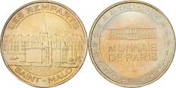 World Coins - France, Medal, Saint-Malo - les remparts, 2012, MDP, Copper-nickel Aluminium