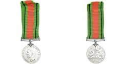 World Coins - United Kingdom, Georges VI, The Defence Medal, WAR, Medal, 1939-1945, Excellent