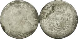 World Coins - Coin, France, 1/2 ECU, 44 Sols, 1738, Caen, , Silver, Gadoury:313
