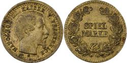 World Coins - France, Medal, Jeton de jeu, Napoléon III, Kaiser d. Franzosen, Brass