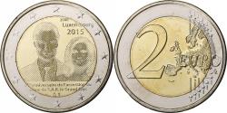 World Coins - Luxembourg, 2 Euro, 2015, Bi-Metallic,