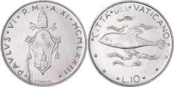 World Coins - Coin, VATICAN CITY, Paul VI, 10 Lire, 1973, , Aluminum, KM:119