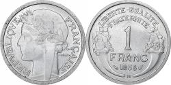 World Coins - France, Franc, Morlon, 1958, Beaumont le Roger, Aluminum,