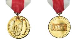 World Coins - Poland, Mérite pour la Défense Nationale, Classe Or, Medal, Uncirculated, Gilt