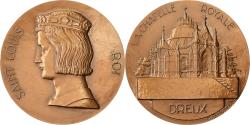World Coins - France, Medal, Saint-Louis, Chapelle Royale, Dreux, 1966, Bronze, Delannoy