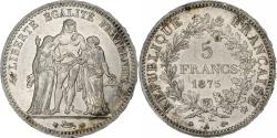 World Coins - France, Hercule, 5 Francs, 1875, Paris, , Silver, KM:820.1
