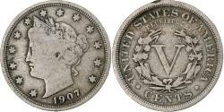 Us Coins - United States, 5 Cents, 1907, Philadelphia, Nickel, , KM:112