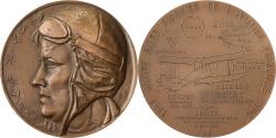World Coins - France, Medal, Maryse Hilsz, 1972, Bronze, S.Regis,