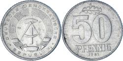 World Coins - Coin, GERMAN-DEMOCRATIC REPUBLIC, 50 Pfennig, 1981, Berlin, , Aluminum