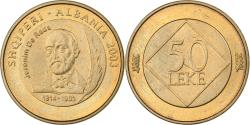 World Coins - Albania, 50 Lekë, 2003, Brass, , KM:89