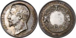 World Coins - France, Medal, Napoléon III, Société d'Agriculture de l'Hérault, Silver