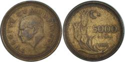 World Coins - Coin, Turkey, 5000 Lira, 1996