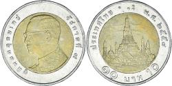World Coins - Coin, Thailand, 10 Baht, 2015