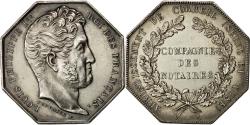 World Coins - France, Token, Louis XVIII, Compagnie des Notaires de Corbeil, Peuvrier