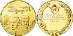 World Coins - France, Medal, L'Histoire de la Conquête de l'Air, Premier survol du Mont