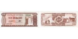 World Coins - Guyana, 10 Dollars, UNC(65-70)